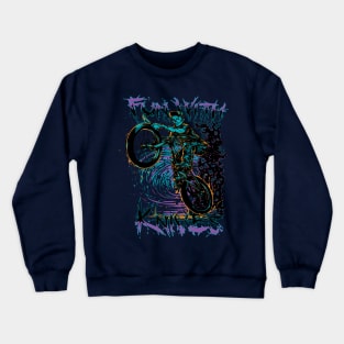 Death Rider Fun with Knives!!….Damn!! Crewneck Sweatshirt